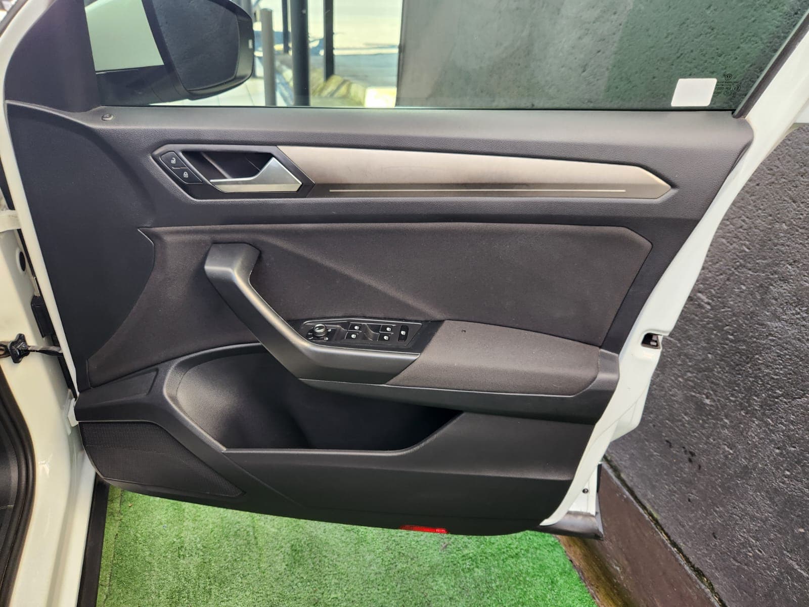 Open boot and cargo area of the 2021 Volkswagen T-Roc 1.4 TSI Design Auto, showing available luggage space.